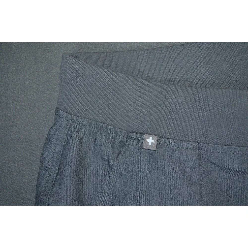 FIGS Technical Collection Cargo Scrub Pants Gray Womens Sz Large Straight Leg